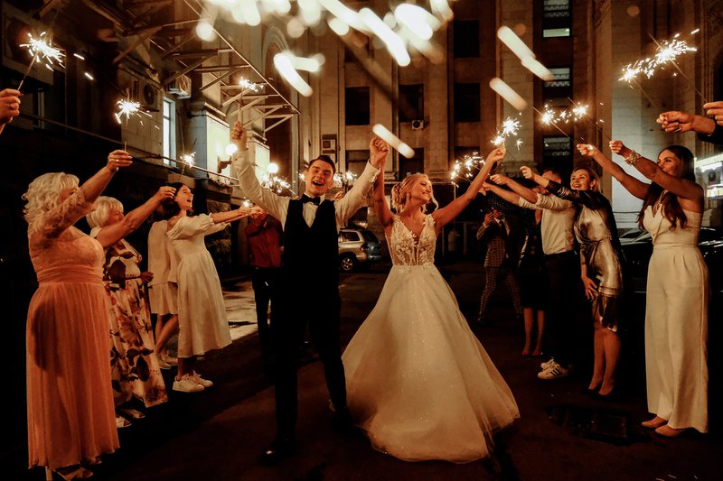 Wedding Party Dancing